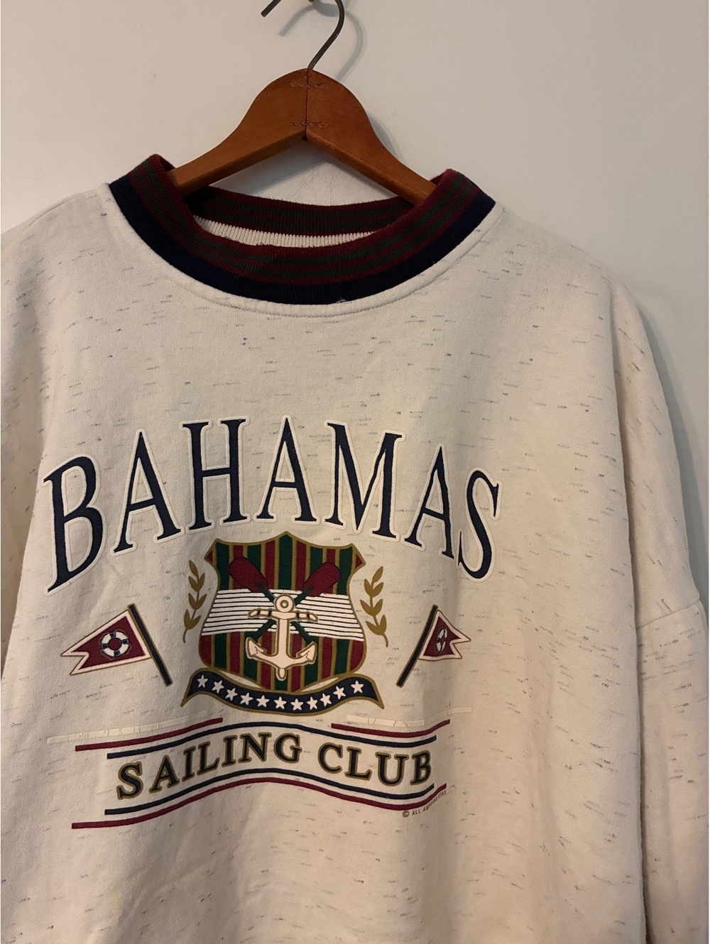 Vintage 80s/90s Bahamas Sailing Club Sweatshirt XL Made in USA